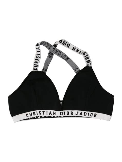 dior logo bra|christian dior bralette.